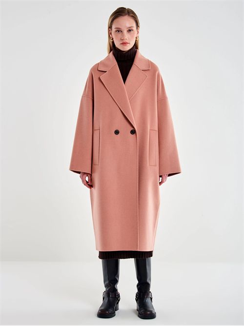 Cappotto Ovetto Oversized VICOLO | TF0003/ROSA